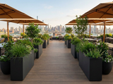 Modern Planters for Your Outdoor Perimeters and Dining Areas