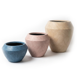 Aoba Fiberglass Round Planter