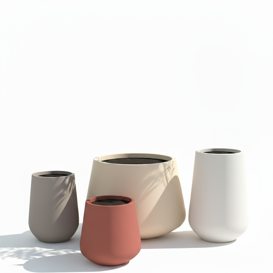 Designed Round Planters-P006