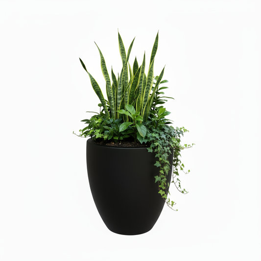 Designed Round Planters-P5