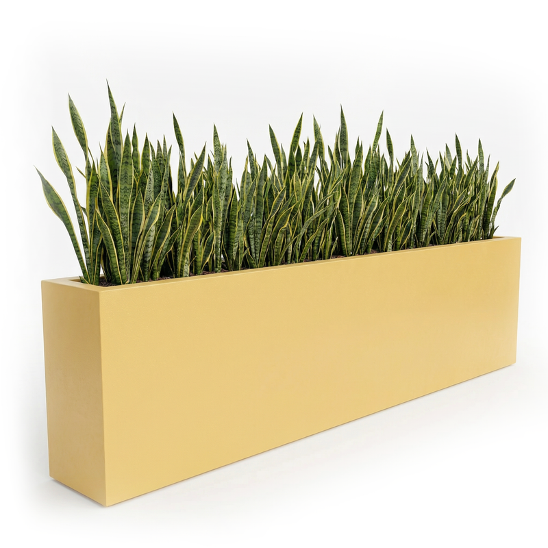 Rectangle Fiberglass Planter 