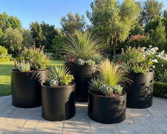 Round Cylinder Planter
