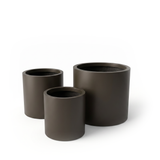Round Cylinder Fiberglass Planter