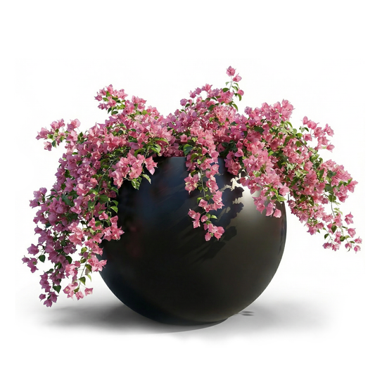Fiberglass spherical planters