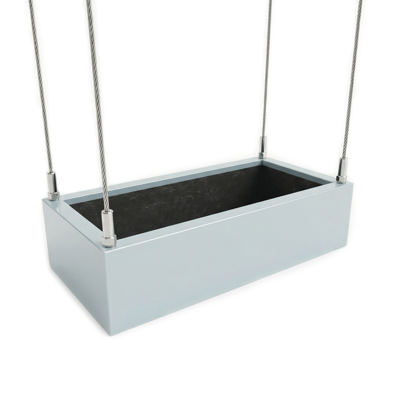 Suspended fiberglass Planters