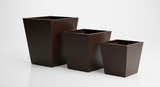 Fiberglass Tapered Square planter