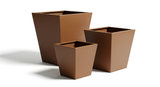 Fiberglass Tapered Square planter
