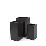 Tall Cube Square Fiberglass Planters
